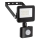 Rabalux - LED strålkastare med sensor LED/10W/230V 4000K IP44 svart