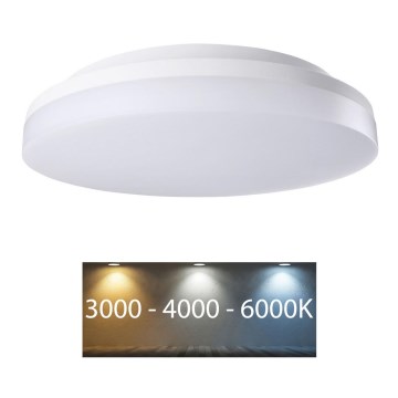 Rabalux - LED takarmatur för badrum, 24W/230V, IP54, 3000K/4000K/6000K, Ø 28 cm