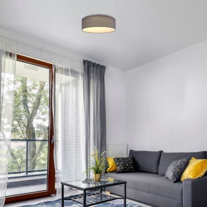 Rabalux - LED-taklampa LED/22W/230V, grå, Ø 40 cm