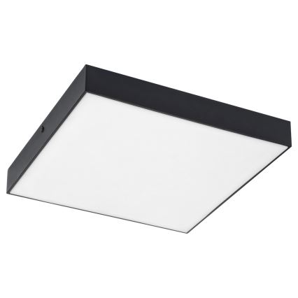 Rabalux - LED taklampa LED/18W/230V 3000-6000K IP44 svart 17,5x17,5 cm