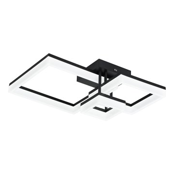 Rabalux - LED taklampa LED/22W/230V 3000/4000/6500K svart 47x47 cm