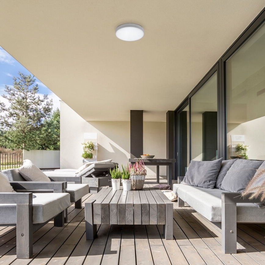 Rabalux - LED-taklampa LED/24W/230V 2800-6000K IP44 vit Ø 30 cm