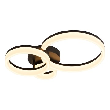 Rabalux - LED taklampa LED/24W/230V 3000/4000/6500K svart 38x51 cm