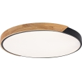 Rabalux - LED taklampa LED/42W/230V 3000/4000/6500K svart/ek Ø 61 cm