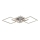 Rabalux - LED Takmonterad taklampa LED/43W/230V blank krom 37x76,5 cm