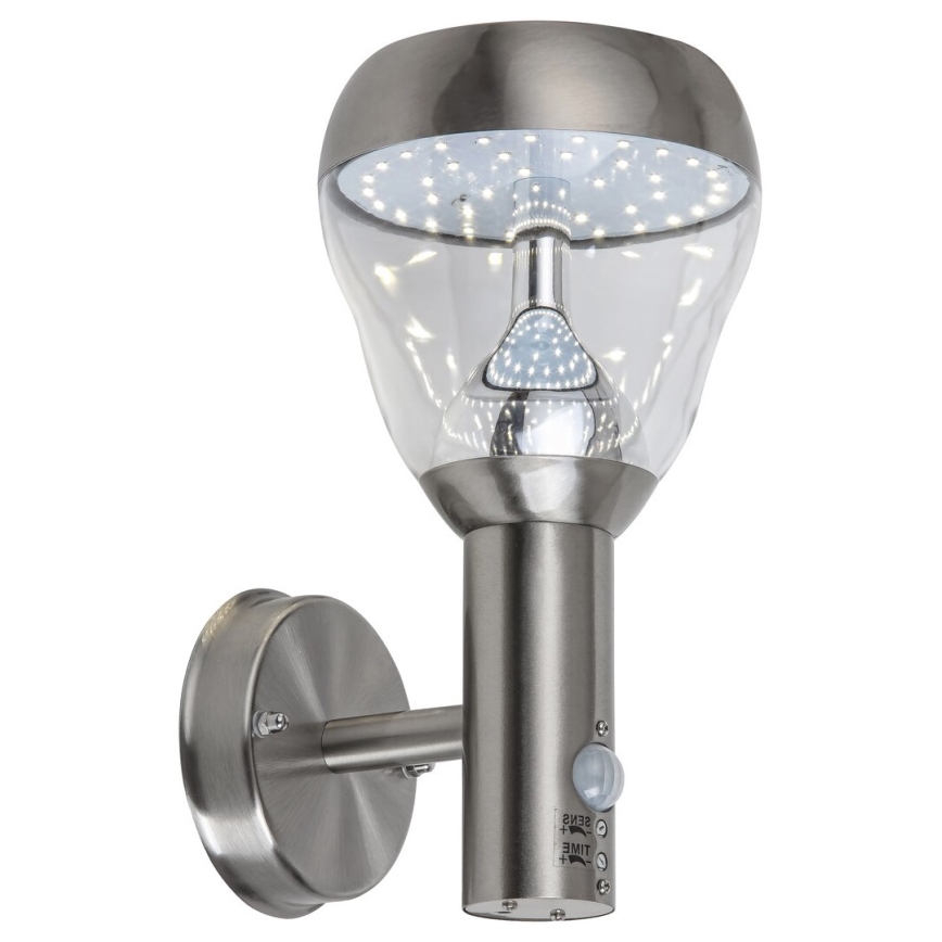 Rabalux - LED Utomhus Väggbelysning med sensor LED/8,5W/230V IP44