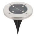 Rabalux - LED Utomhusbelysning med solcell och sensor LED/0,24W/1xAA 400 mAh svart IP44