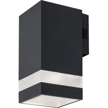 Rabalux - LED utomhusvägglampa LED/9W/230V IP65 antracit