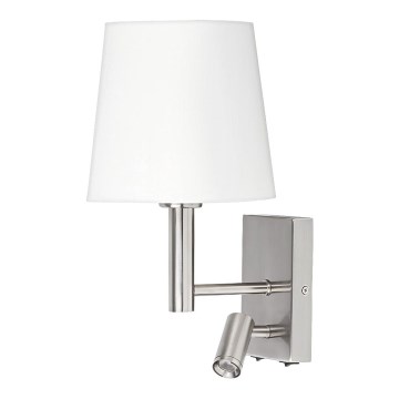 Rabalux - LED Vägglampa E27/40W + LED/3W