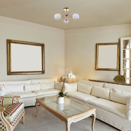 Rabalux - Ljuskrona med pelare 3xE27/40W/230V