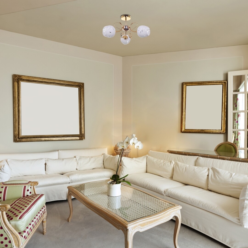 Rabalux - Ljuskrona med pelare 3xE27/40W/230V