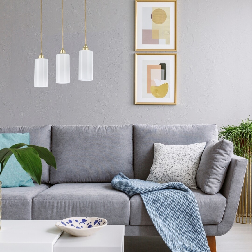 Rabalux - Ljuskrona med snöre 3xE27/40W/230V