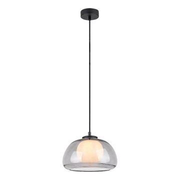 Rabalux - Ljuskrona med textilsladd 1xG9/5W/230V rökig