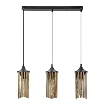 Rabalux - Ljuskrona med textilsladd 3xE27/40W/230V