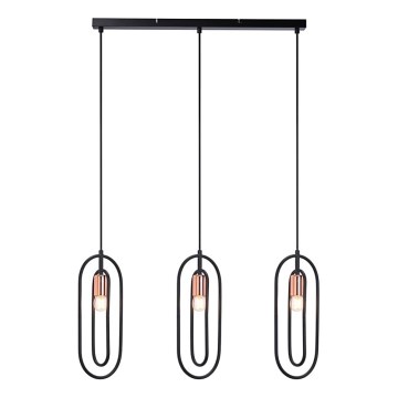 Rabalux - Ljuskrona med textilsladd 3xE27/40W/230V