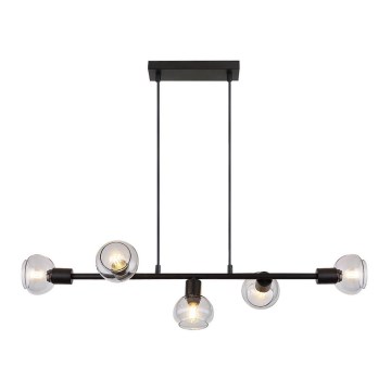 Rabalux - Ljuskrona med upphängningsrem 5xE14/40W/230V