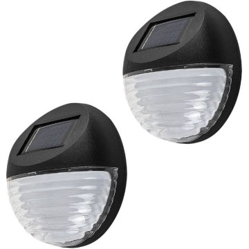 Rabalux - Set om 2 LED-solcellsvägglampor LED/0,06W/1,2V 300 mAh IP44