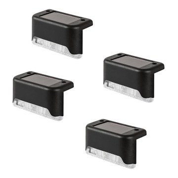 Rabalux - Set om 4 LED-solcellsvägglampor med skymningssensor LED/0,06W/1,2V 300 mAh IP44