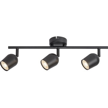 Rabalux - Spotlampa 3xGU10/15W/230V svart
