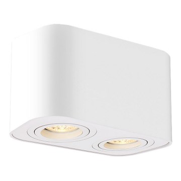 Rabalux - Spotlight 2xGU10/42W/230V vit
