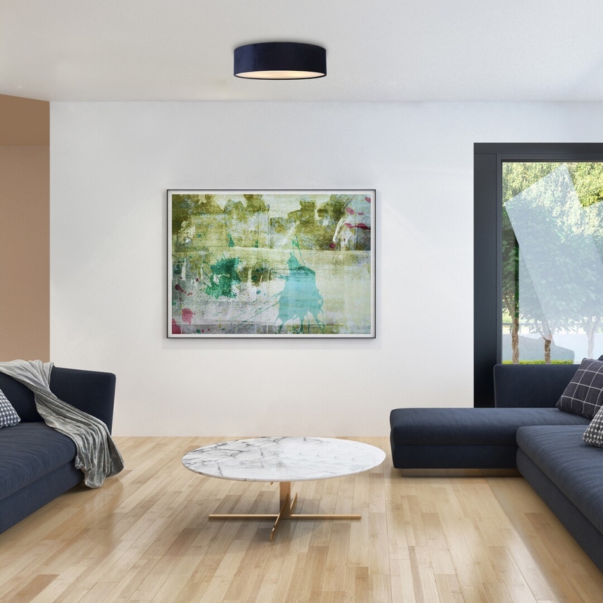 Rabalux - Taklampa 2xE27/10W/230V blå diameter 38,5 cm