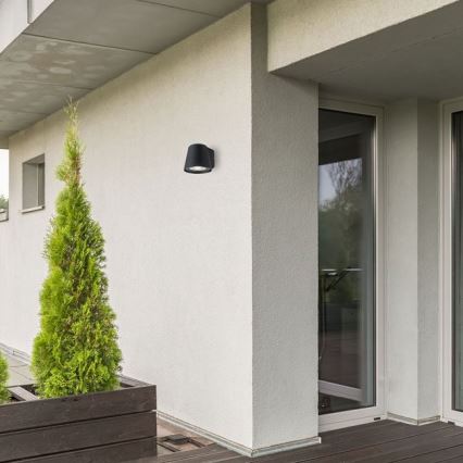 Rabalux - Utomhus Väggbelysning 1xGU10/35W/230V IP54 svart