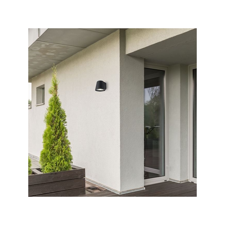 Rabalux - Utomhus Väggbelysning 1xGU10/35W/230V IP54 svart