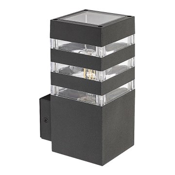 Rabalux - Utomhus vägglampa 1xE27/12W/230V IP44