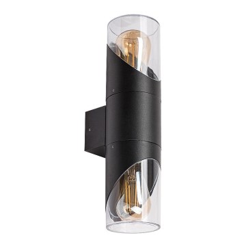 Rabalux - Utomhus vägglampa 2xE27/28W/230V IP54