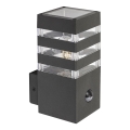 Rabalux - Utomhus vägglampa med sensor 1xE27/12W/230V IP44