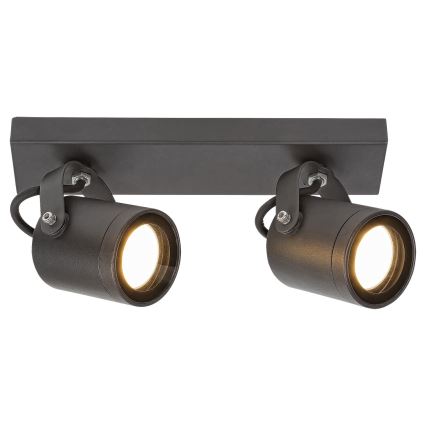 Rabalux - Utomhus Väggspotlight 2xGU10/35W/230V IP44