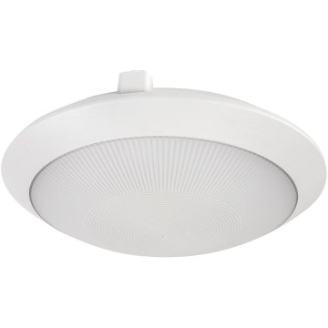 Rabalux - Utomhustaklampa 1xE27/9W/230V IP65 Ø 30 cm vit