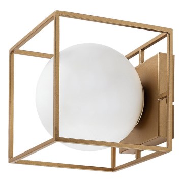 Rabalux - Utomhusvägglampa 1xE14/15W/230V IP44 guldfärgad