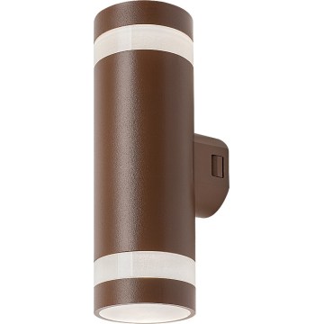 Rabalux - Utomhusvägglampa LED/16W/230V IP65 brun