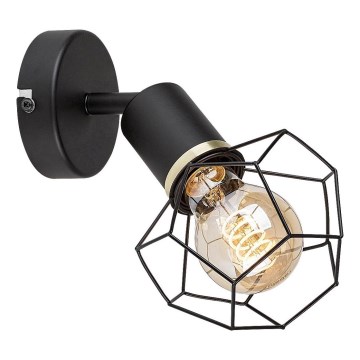 Rabalux - Vägglampa 1xE27/40W/230V diameter 12 cm svart