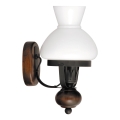 Rabalux - Vägglampa E27/60W/230V valnöt