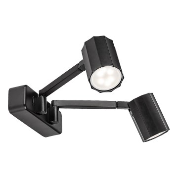 Rabalux - Väggspotlight 2xGU10/5W/230V