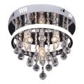 Rabalux - Ytmonterad kristallkrona LED/20W/230V + 3x E14/40W Ø 30 cm
