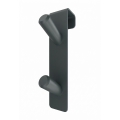 Radiatorkrok INOX (rostfritt stål)/antracit