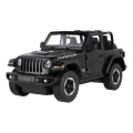 Radiostyrd bil Jeep Wrangler Rubicon RASTAR — drivs med 5xAA + 2xAA, svart