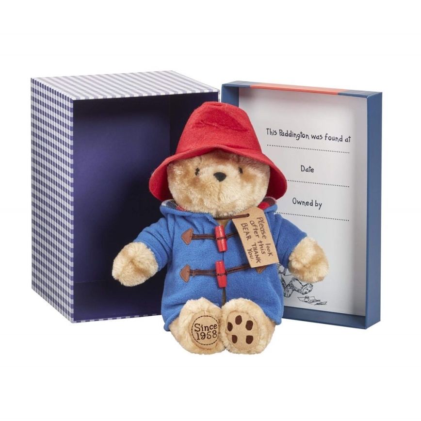 Rainbow - Plysch Paddington i presentbox