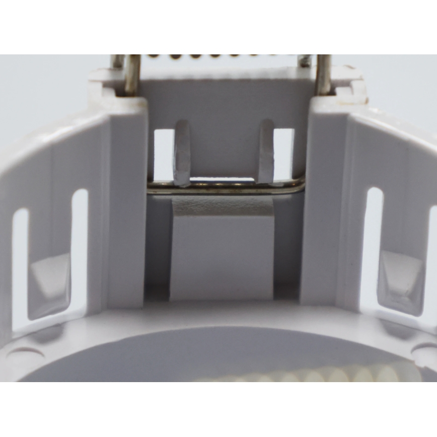 Ram för infälld armatur GU10 8,6x8,6 cm vit