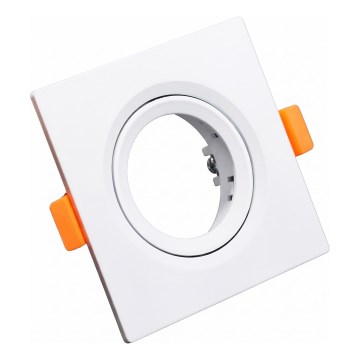 Ram för infälld downlight GU10 9x9 cm vit