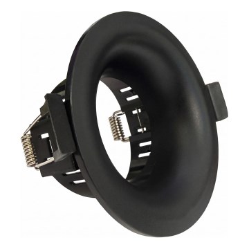 Ram för infälld GU10‑armatur, Ø 8,6 cm, svart