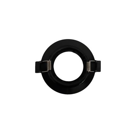 Ram för infälld GU10‑armatur, Ø 8,6 cm, svart
