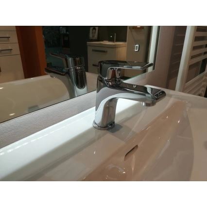 RAV Slezák CO127.0 - Tvättställsblandare + bottenventil COLORADO 14,3 cm blank krom