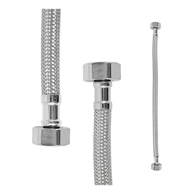 RAV Slezák IF0133.0 - FLEXI flexibel anslutningsslang 10 cm, blank krom