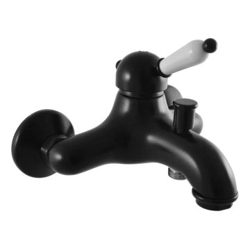 RAV Slezák L554.5CMAT - Badkarsblandare LABE RETRO 13,7 cm matt svart