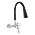 RAV Slezák SA002.5/13 - Köksblandare SAZAVA 32,3 cm svart/polerad krom