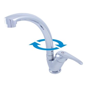 RAV Slezák SA006.0/3 - Köksblandare SAZAVA 26,5 cm polerad krom